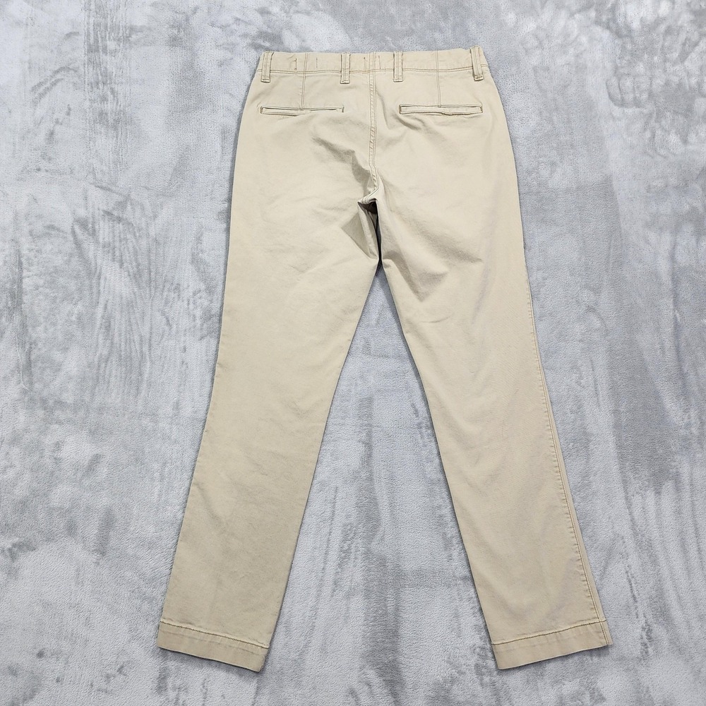 Gap For Good Pants Mens 29x30 Beige Slim Vintage Iconic Khaki Stretch Office - Picture 2 of 13